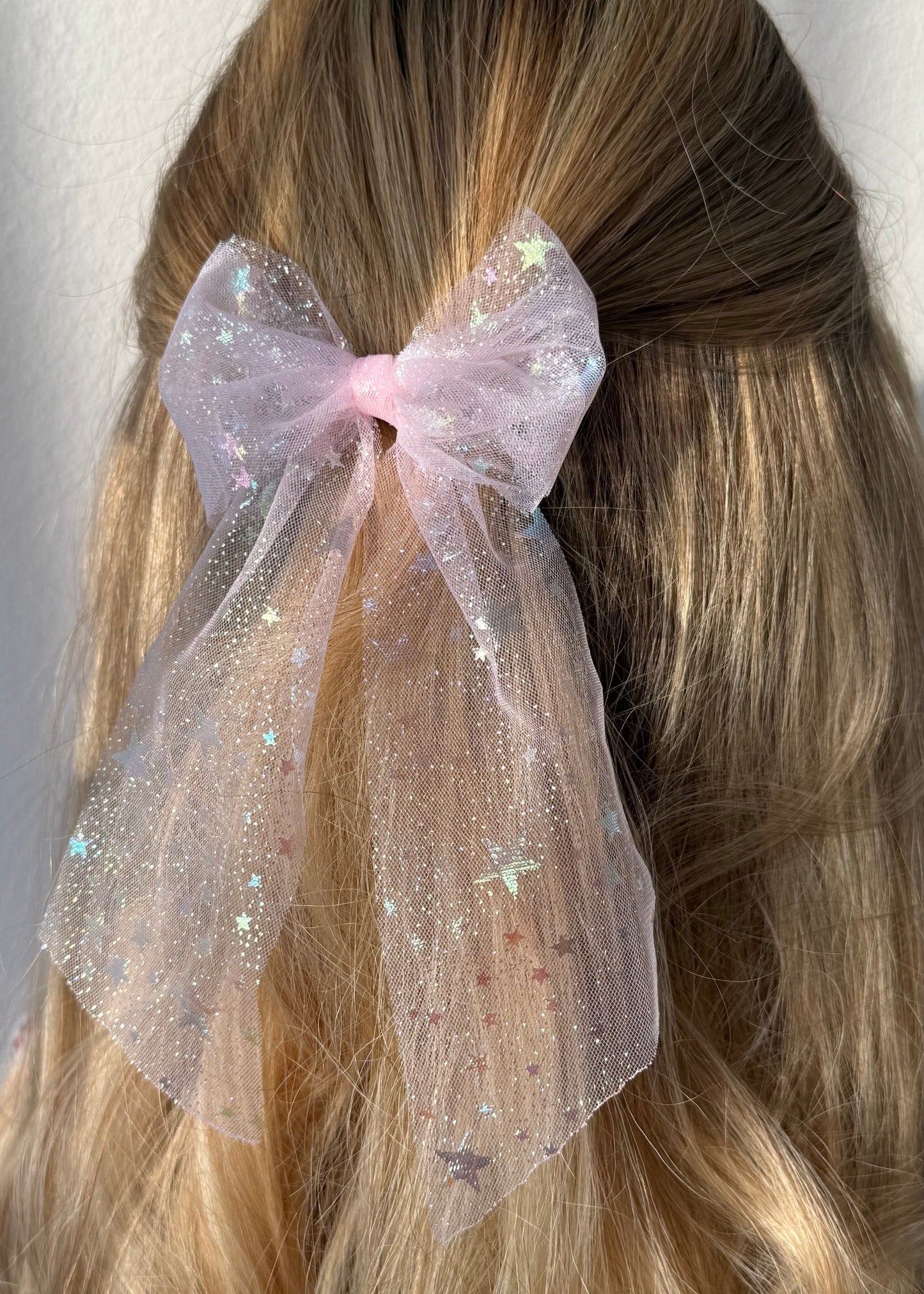 Luna Pink Bow Barrette