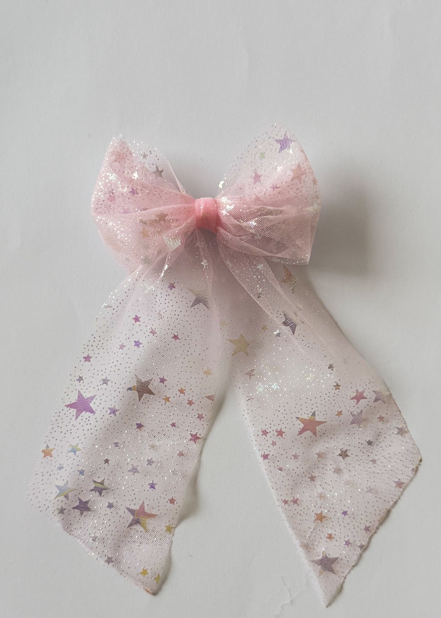 Luna Pink Bow Barrette