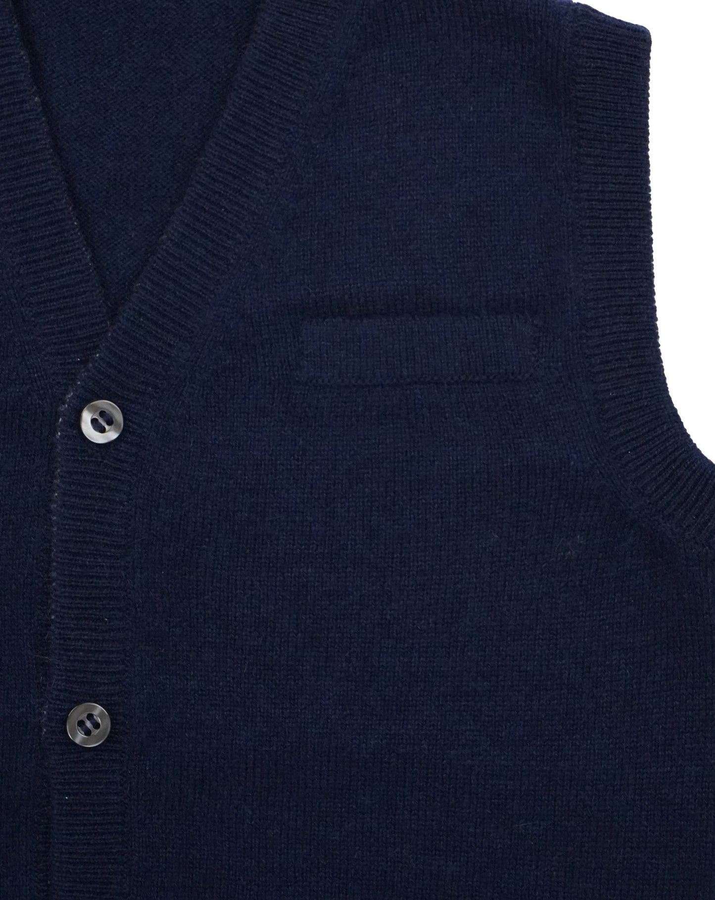 Rosario V-Neck Sleeveless Cardigan with Buttons