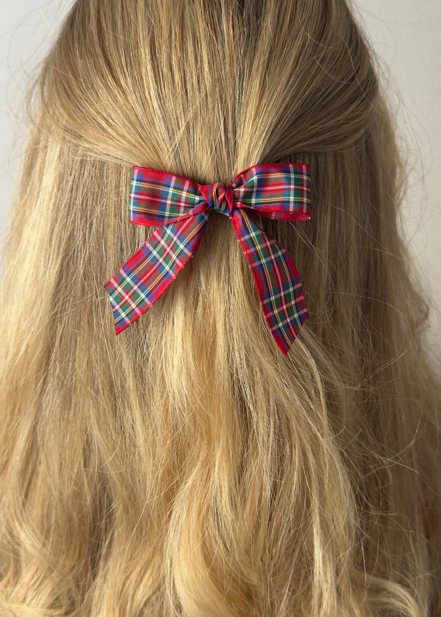 Tartan Bow Barrette